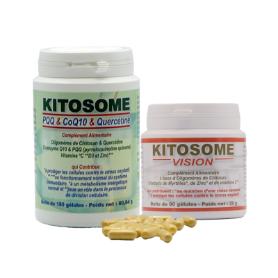 Kit de KITOSOME PQQ + KITOSOME VISION